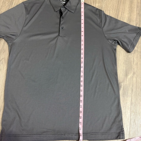 Greg Norman Men's Play Dry ML75 Tech Performance Golf Polo Black/Gray Sz L Sport - Picture 6 of 7